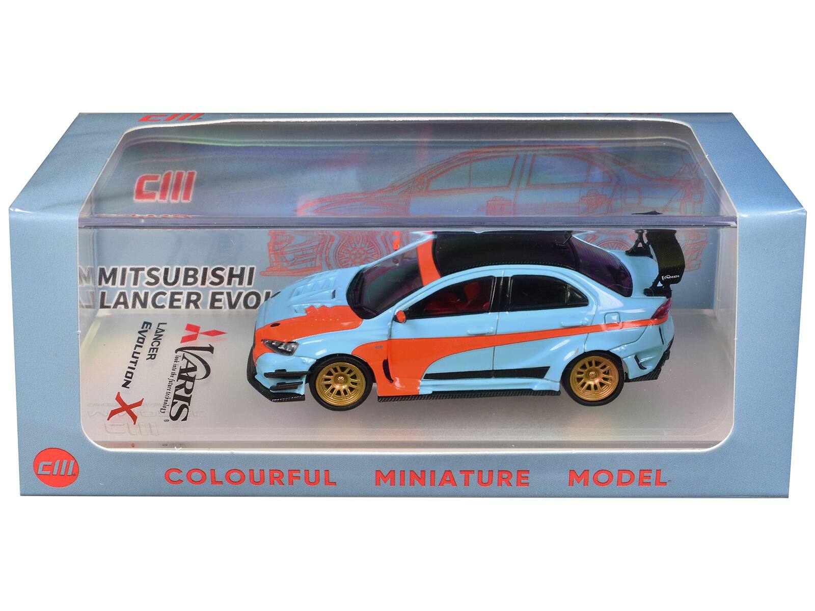 CIII  
MITSUBISHI LANCER EVO EVOLUTION LANCER  
VARIS  
COLOURFUL MINIATURE MODEL