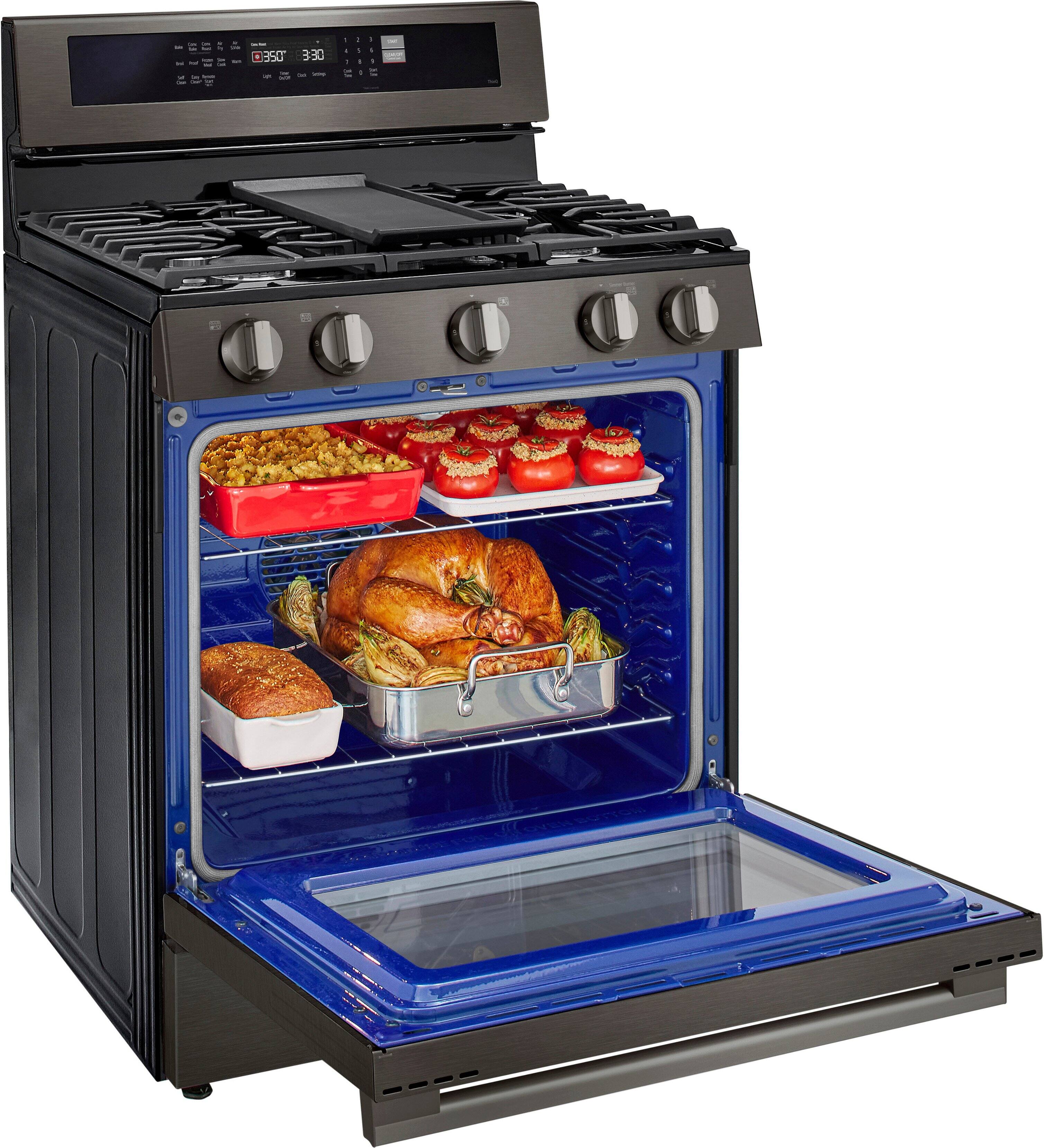 The oven is set at 350 degrees Fahrenheit.