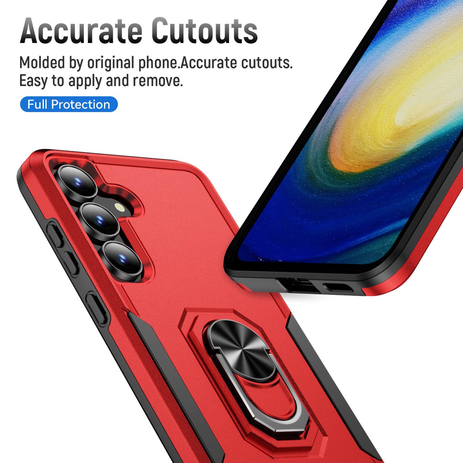 Accurate Cutouts  
Molded by original phone. Accurate cutouts. Easy to apply and remove.  
Full Protection