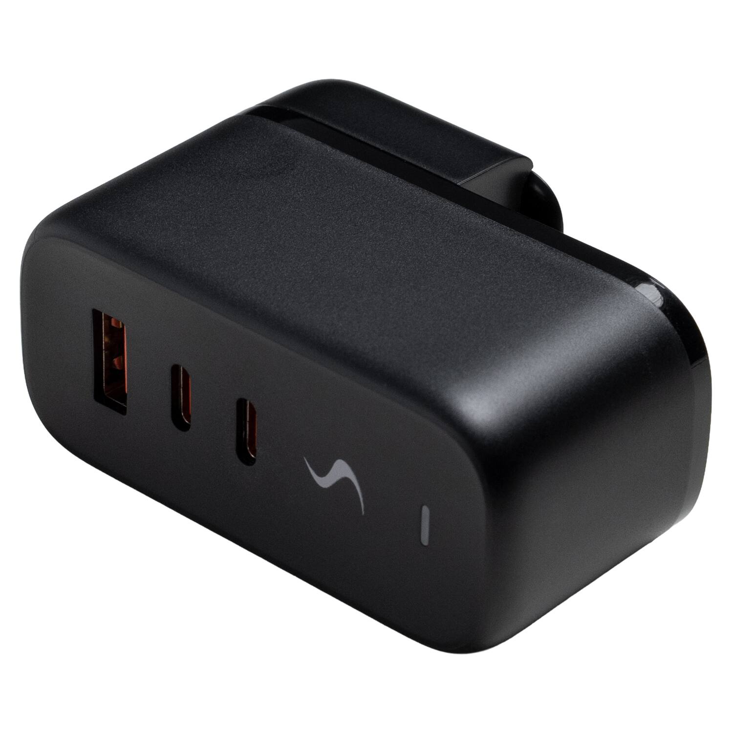 Alt View 10. Scapade - AirPower 65-Watt PD Multi-USB Travel Charger with International Plugs - Black.