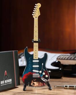Jimi Hendrix - Axe Heaven Jimi Hendrix Fender Stratocaster Both Sides Of The Sky Mini Guitar Replica - Collectibles - Multicolor