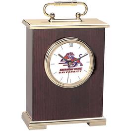Jardine - Savannah State Tigers Carriage Clock - Gold