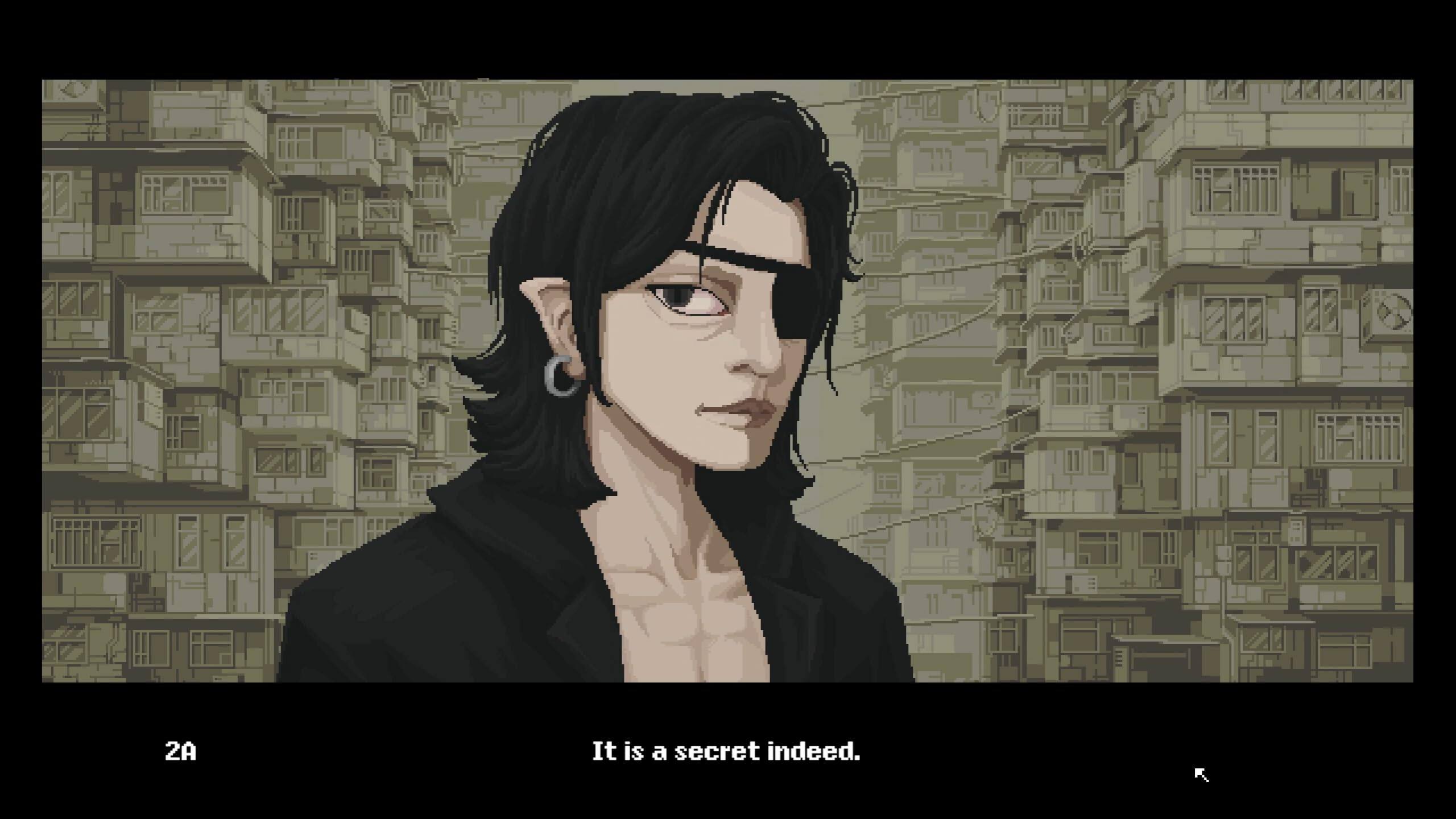 2A It is a secret indeed.