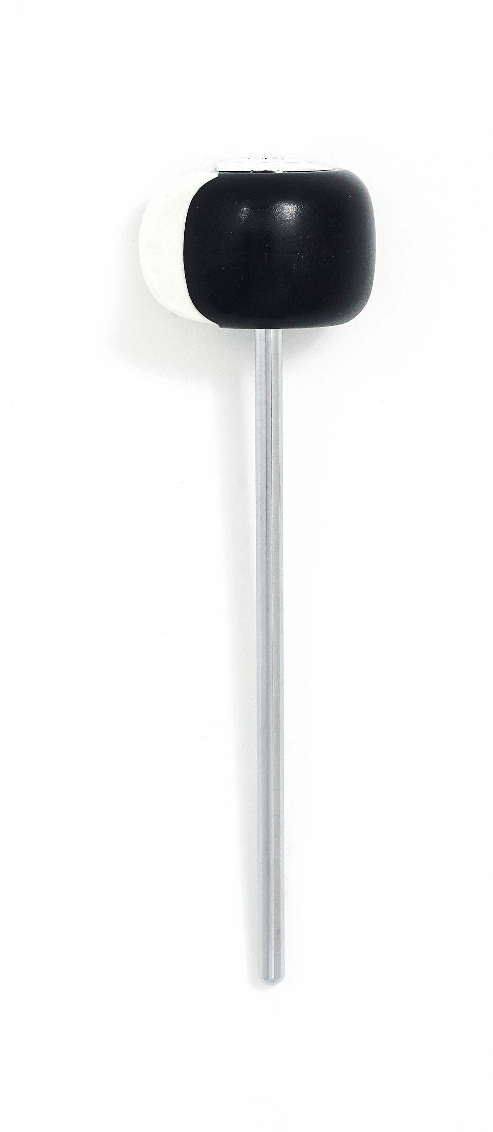 Gibraltar Hardware - 6.25" Acrylic and Felt Dual Surface Bass Drum Beater, Adjustable Magnetic Weight System, Fits Most Pedals