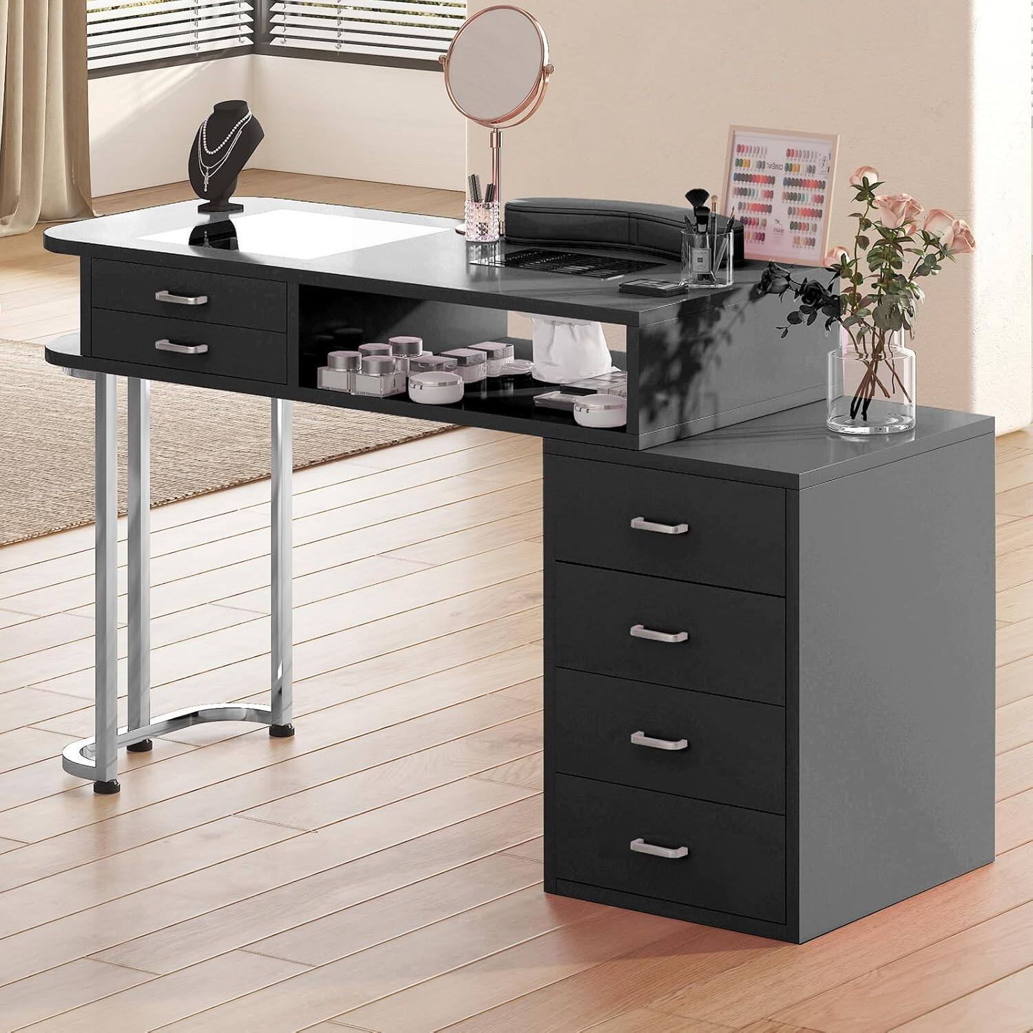 Front. Circus Cirle - Professional Manicure Table.