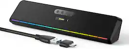 ACJPR - Wired USB Desktop Speakers w/ Stereo Sound & LED – Mini Sound Bar