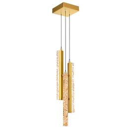 CWI Lighting - Stagger Integrated LED Mini Pendant - Brass
