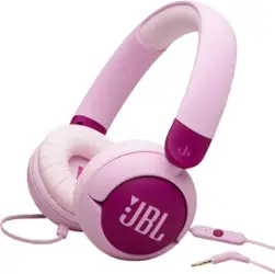 JBL - Junior 320 Wired Kids On-Ear Headphones - Purple - Front_Zoom