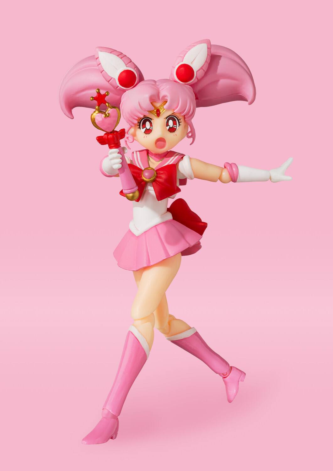 Alt View 3. Bandai - Tamashii Nations - Sailor Chibi Moon (Animation Color Edition) Pretty Guardian Sailor Moon, Bandai - COLLECTIBLES - Multicolor.