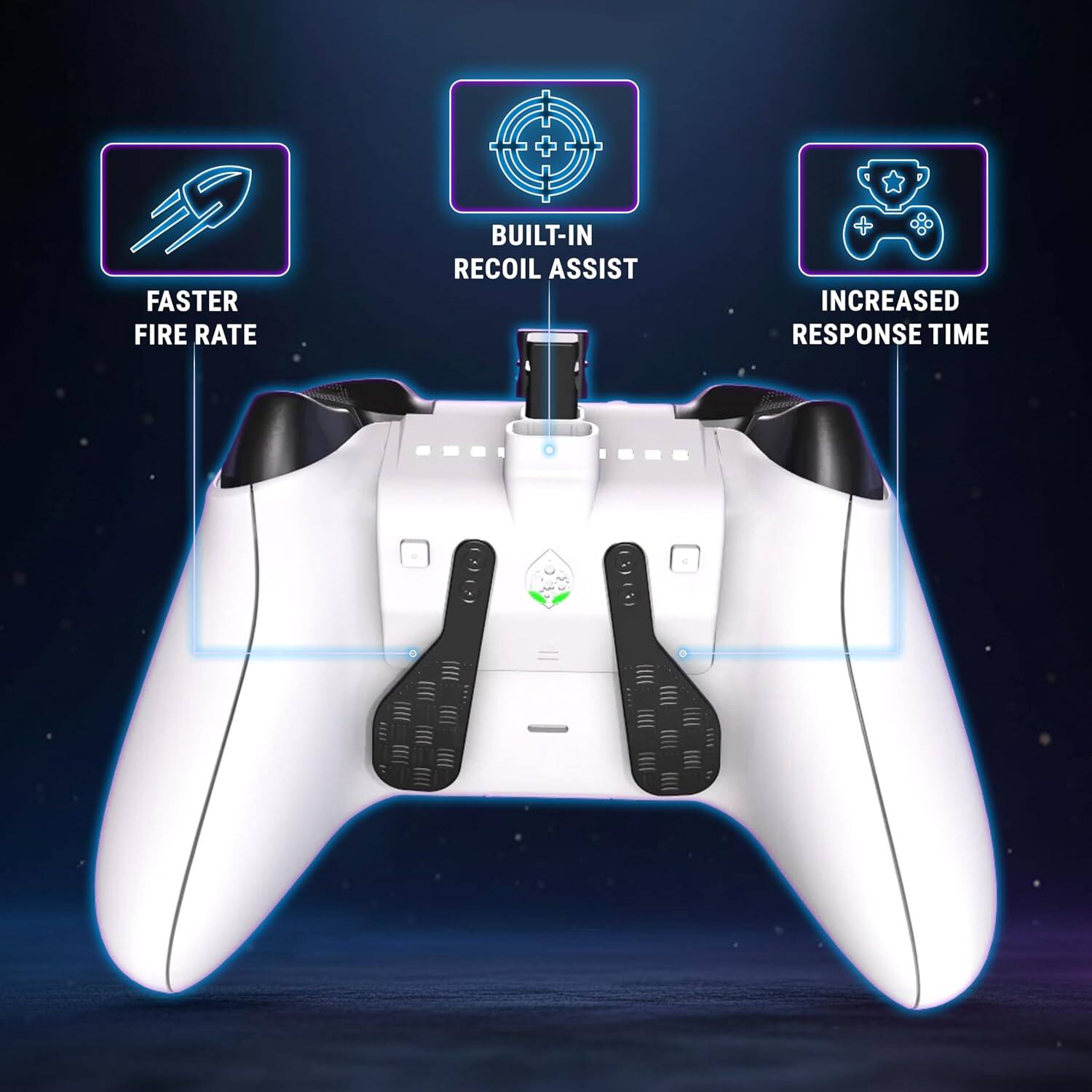 FASTER FIRE RATE  
BUILT-IN RECOIL ASSIST  
INCREASED RESPONSE TIME