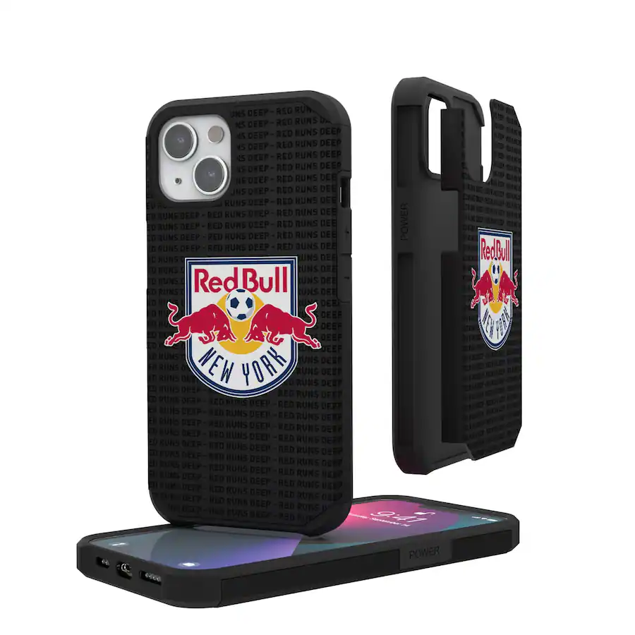 Mini Lullsr Keyscaper MLS New York Red Bulls iPhone Text Backdrop Rugged Case 12 ...