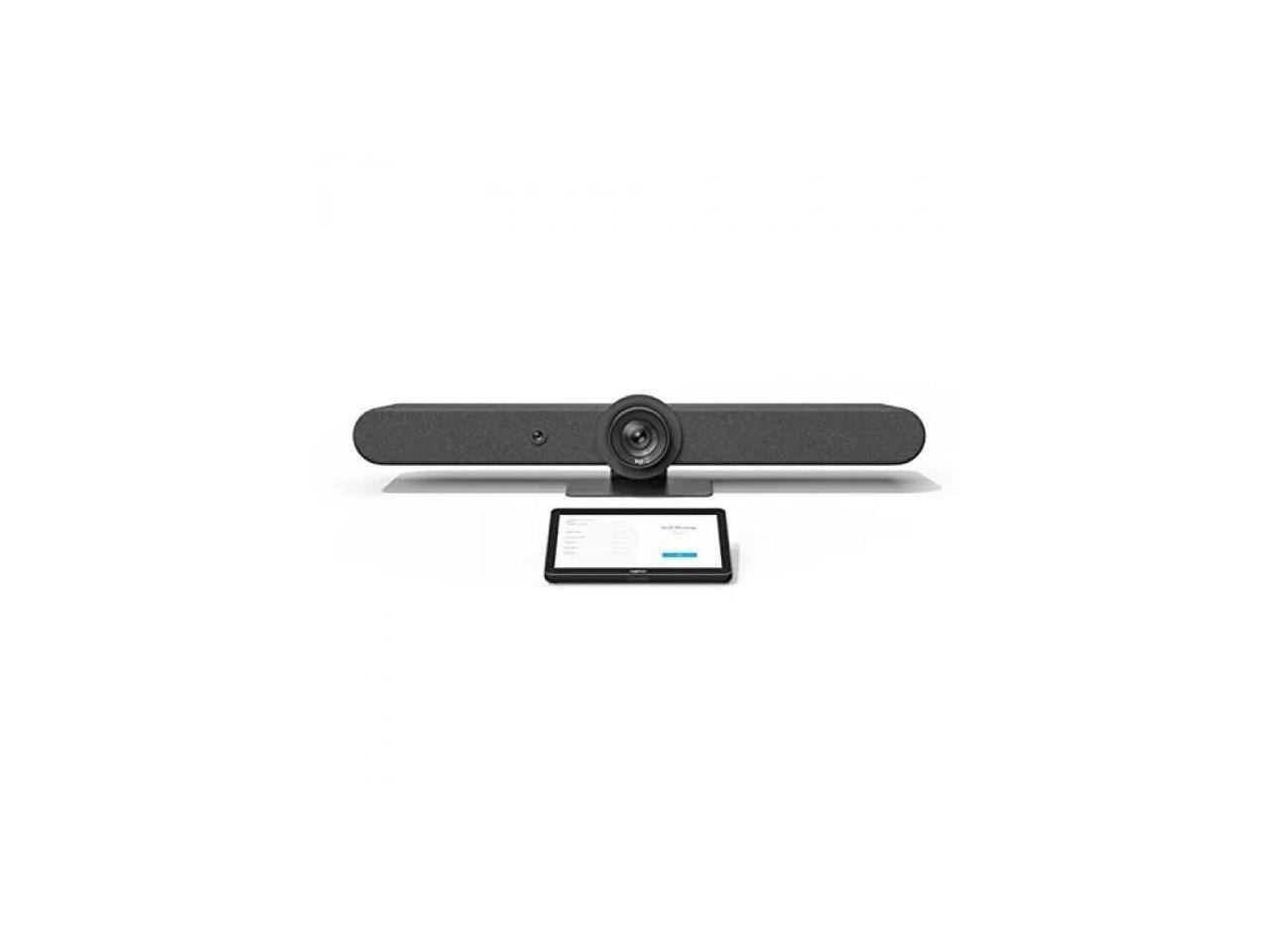 Alt View 1. Logitech - Logitech Rally Bar + Tap IP Graphite Bundle for Medium Rooms with Zoom, RingCentral, Teams - Graphite.