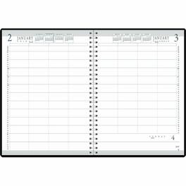 House of Doolittle - 4-Person Embossed Cover Daily Appointment Book, Daily, 8 x 11