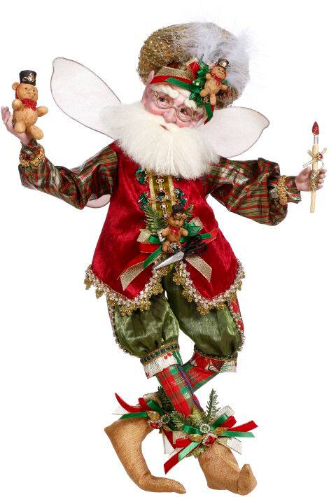 Front. Mark Roberts - Mark Roberts Christmas Toymaker Fairy, Large - 20.5" - Red.