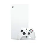 Front. Microsoft - Geek Squad Certified Refurbished Xbox Series X 1TB All-Digital Console (Disc-Free Gaming) - Robot White.