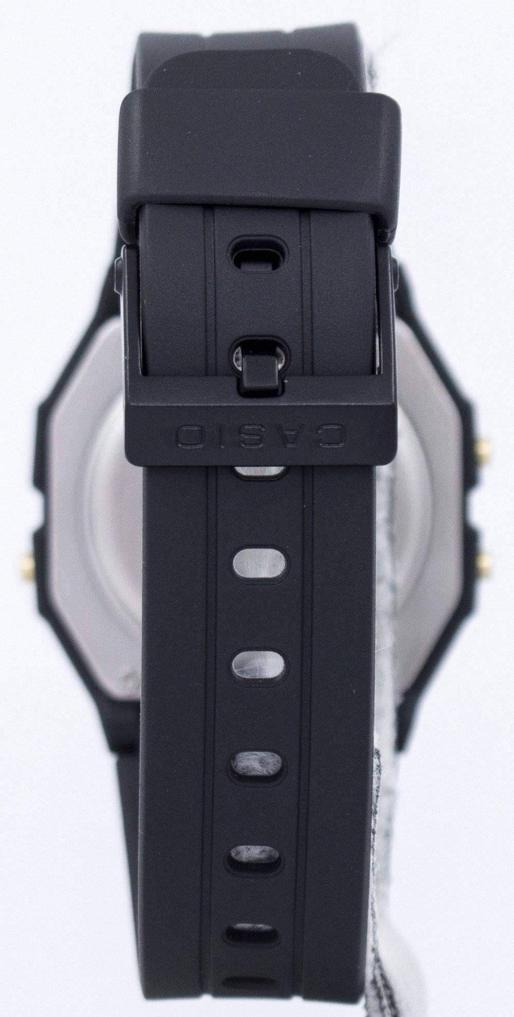 Alt View 1. Casio - Digital F-91WG-9S Mens Watch Alarm Chronograph Micro Light Stopwatch 30M - Black.