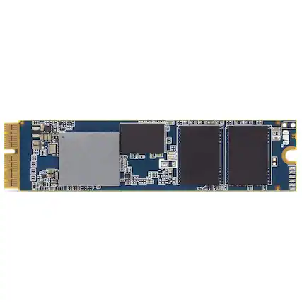 Front. OWC - OWC 1TB Aura Pro X2 Gen4 NVMe SSD Upgrade with Display Tape and Tools for Select Mac Models.