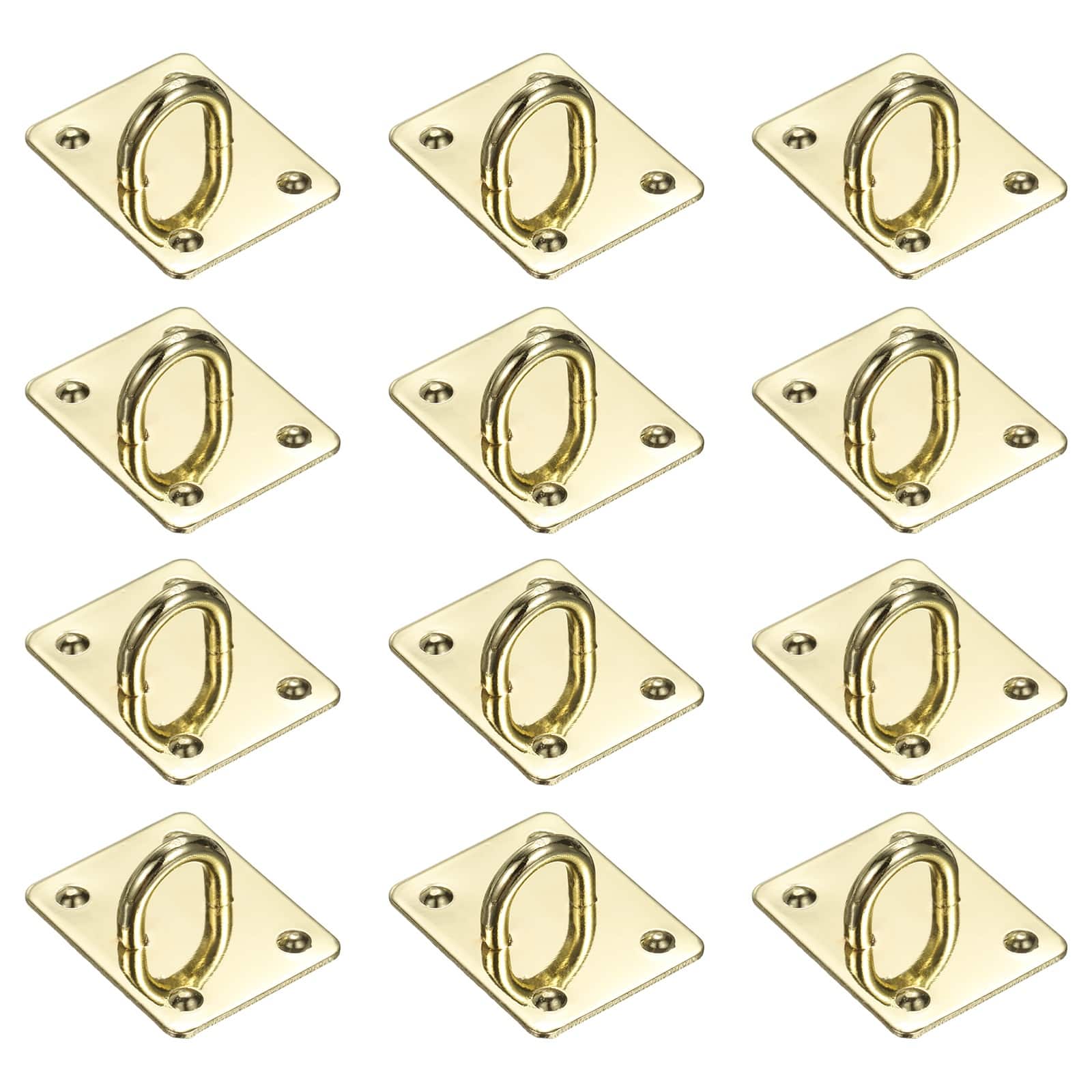 "Unique Bargains - Metal Phone Charm Hook 1.1"", 12pcs Adhesive Square Shaped Finger Grip for Smartphones Keychain Tablet Case Accessories - Gold" price history on PriceWatchPro