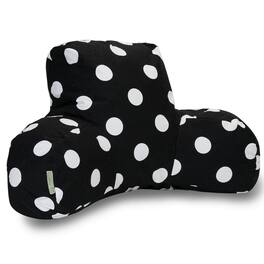 Majestic Home - Reading Pillow Polka Dot (Large) - Black