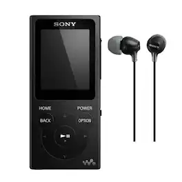Sony - NW-E394 Walkman Audio Player (8GB, with Earbud Headset with Mic - Black