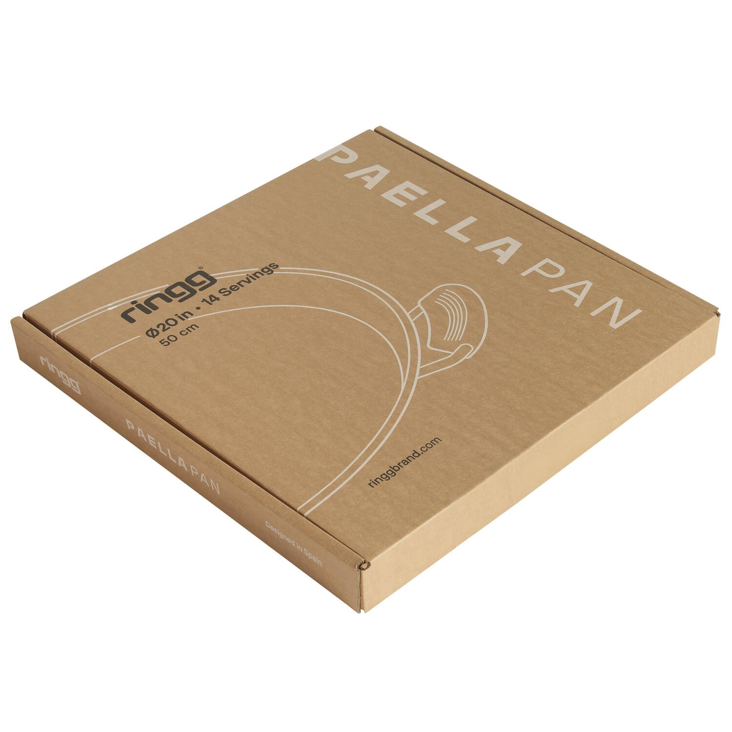 PAELLA PAN  
ringg  
14 Servings  
20in 50 cm  
ringgbrand.com