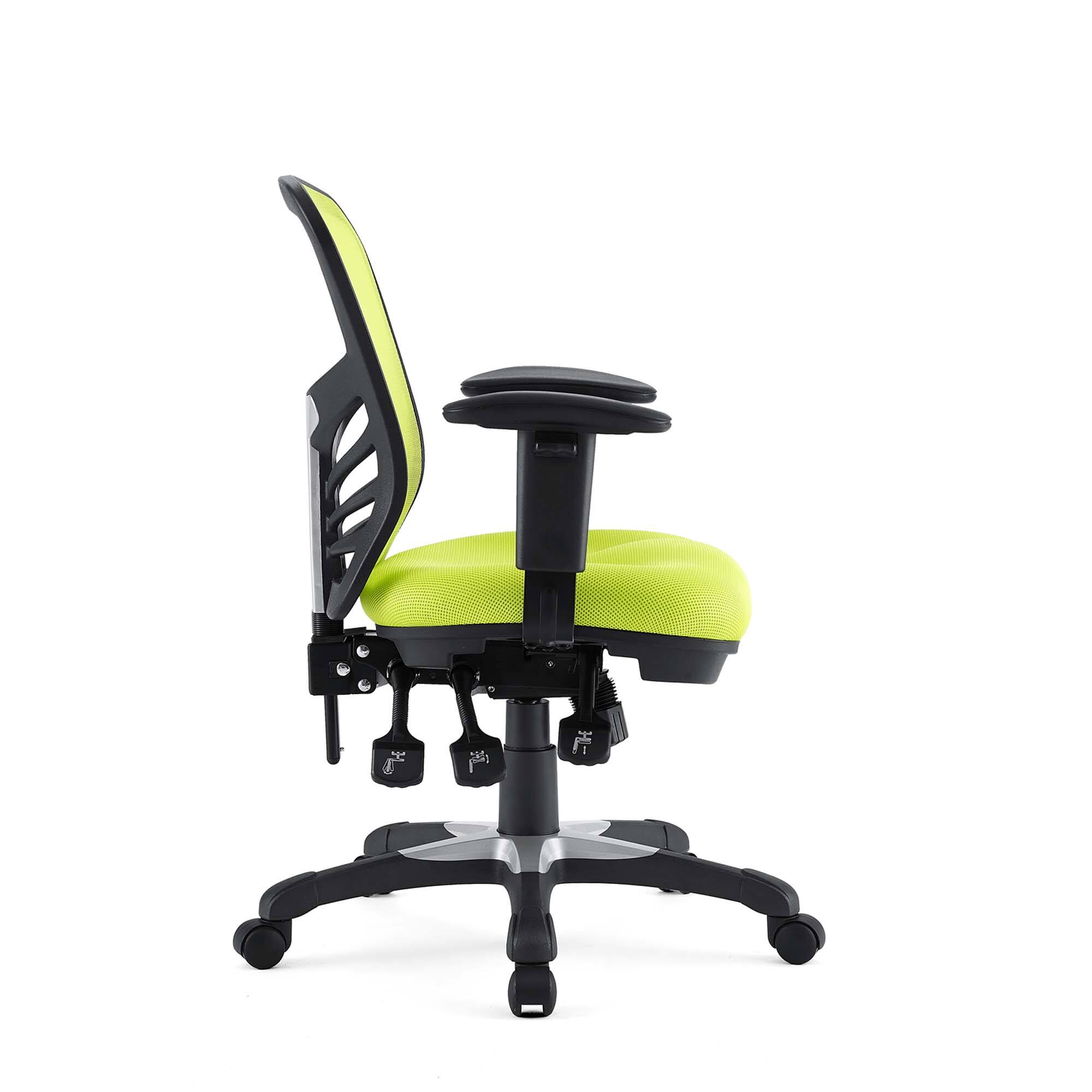 Alt View 2. Modway - Articulate Mesh Office Chair by Modway - Green.