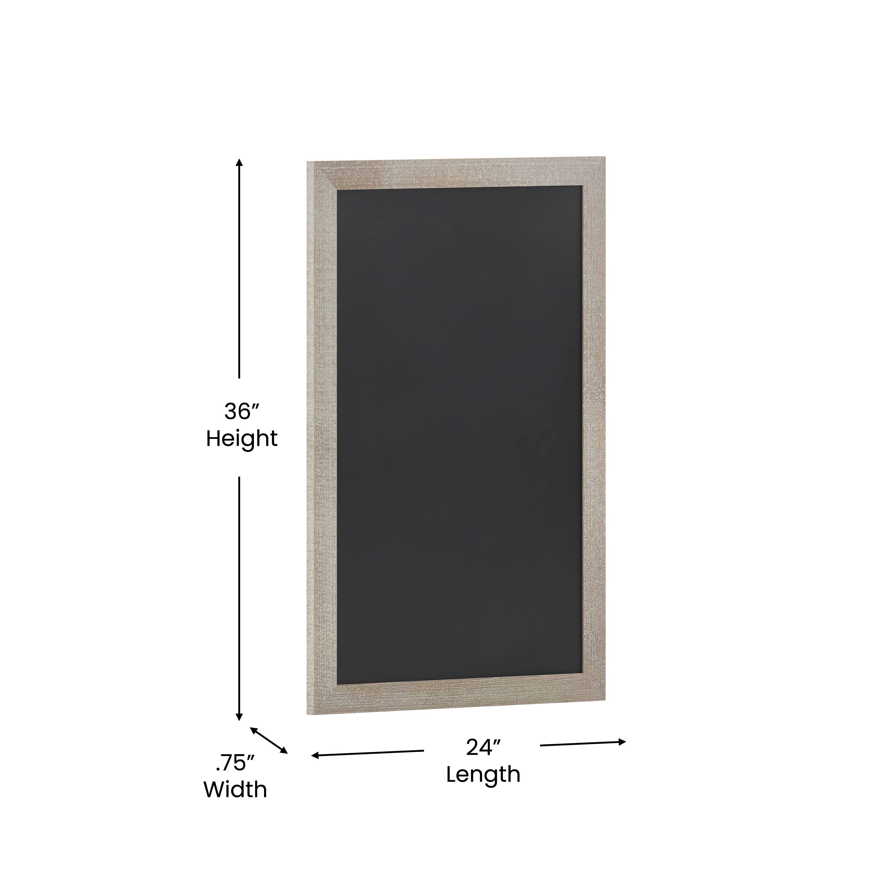36" Height, .75" Width, 24" Length