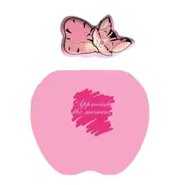 Stock Preferred - Ergonomic 3D Wrist Rest & Rollable Mouse Pad Set – Animal Design - Pink