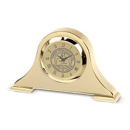 Jardine - Roberts Wesleyan Redhawks Napoleon Desk Clock - Gold