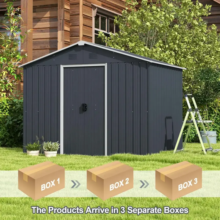 The Products Arrive in 3 Separate Boxes