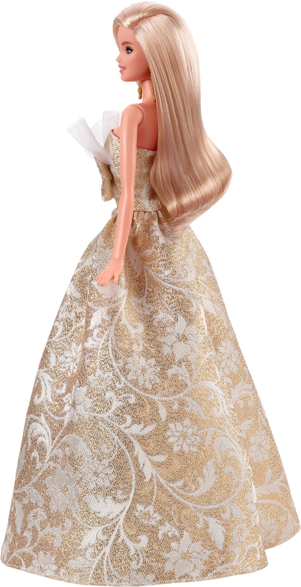 Back. Barbie - 2025 Holiday Doll.