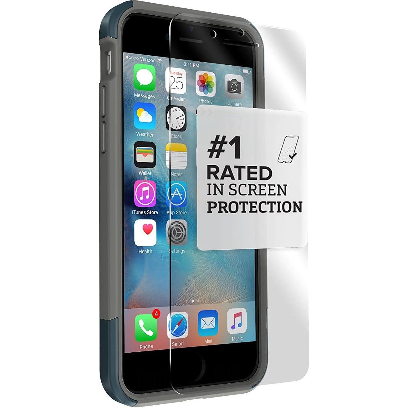 Alt View Zoom 11. SaharaCase - Inspire Series Case for Apple iPhone 7, 8, SE (3rd Generation 2022) - Blue/Gray.