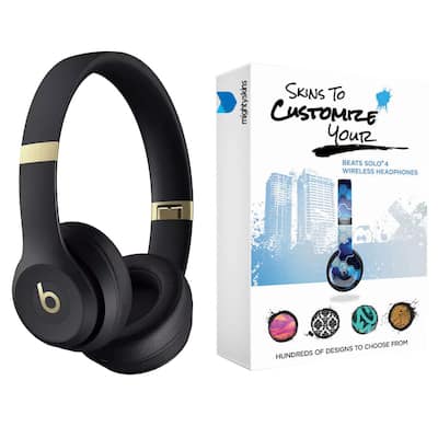 Beats Solo 4 Bluetooth Wireless On Ear Headphones with MightySkins Beats Solo 4 Bluetooth Wireless On Ear Headphones with MightySkins