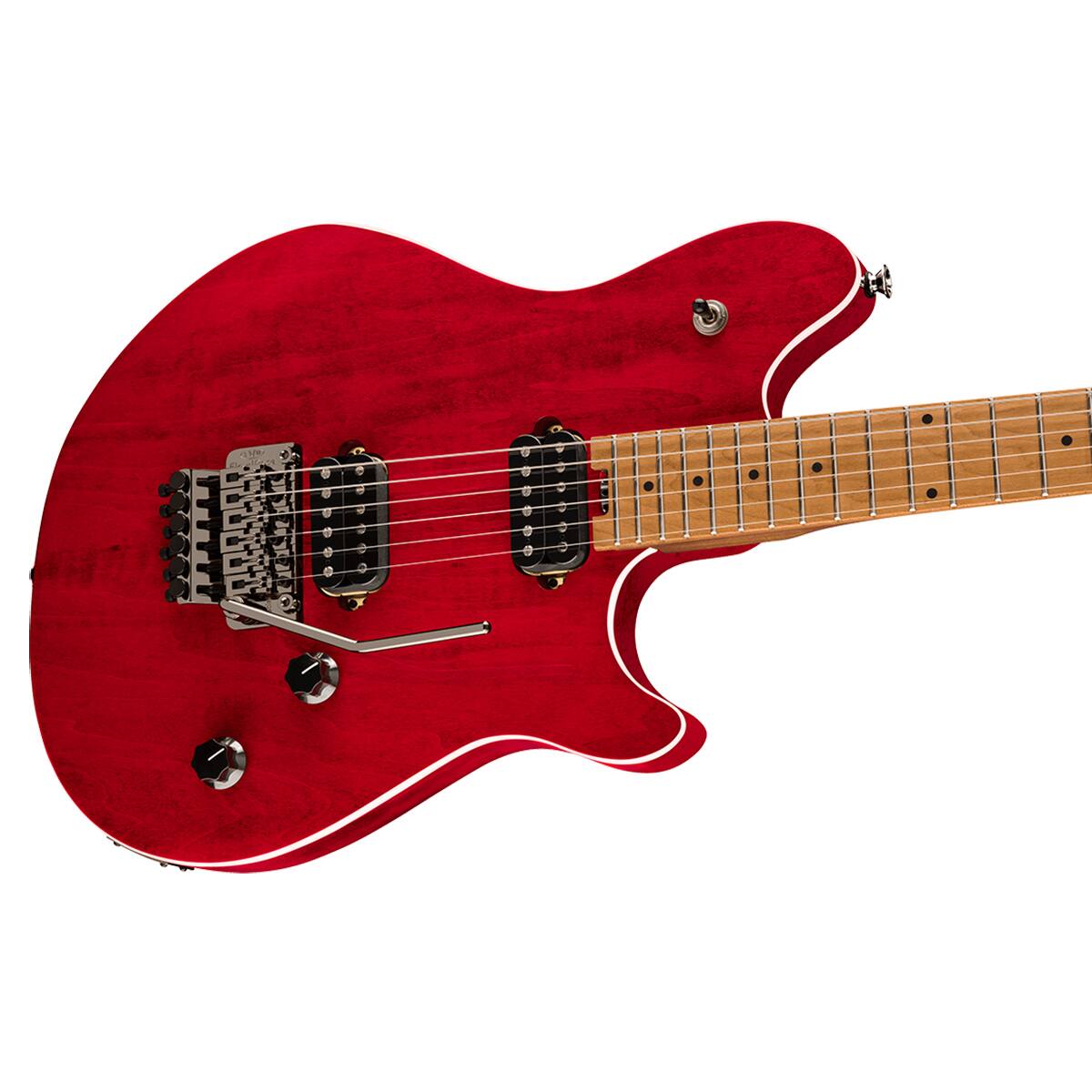 Alt View 3. EVH - EVH Wolfgang WG Standard QM Electric Guitar, Wine Red.
