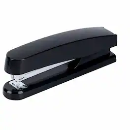 Business Source - Full-strip Plastic Desktop Stapler - Holds Upto 210 Staple - Full Strip - Black - Plastic Metal
