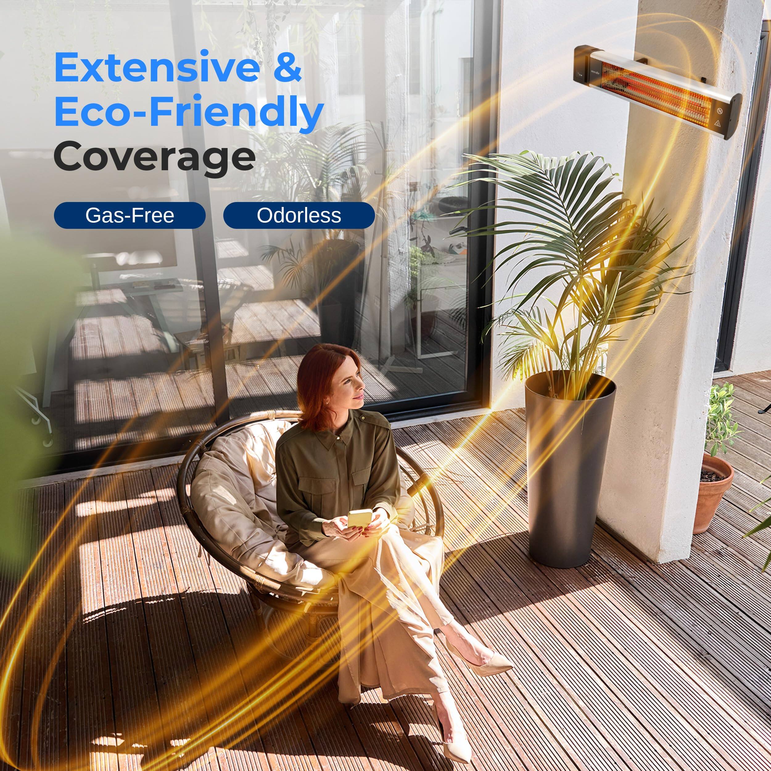 Extensive & Eco-Friendly Coverage  
Gas-Free  
Odorless