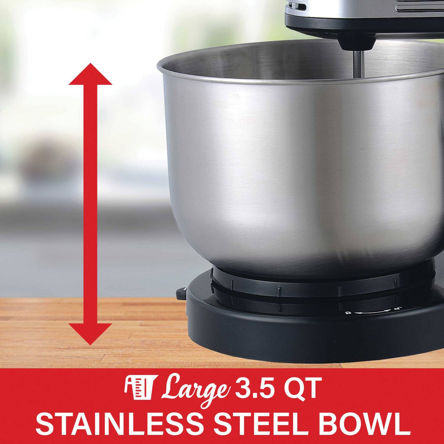 Large 3.5 QT Stainless Steel Bowl