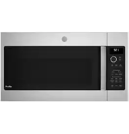 GE Profile - 2.1 Cu. Ft. Over-the-Range Microwave with Sensor Cooking and Easy Clean Interior with Steam Clean - Stainless Steel