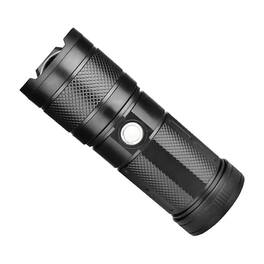 Cluzine - 8000mAh Power Bank Flashlight, Type-C Fast Charge, 350LM COB Side Light