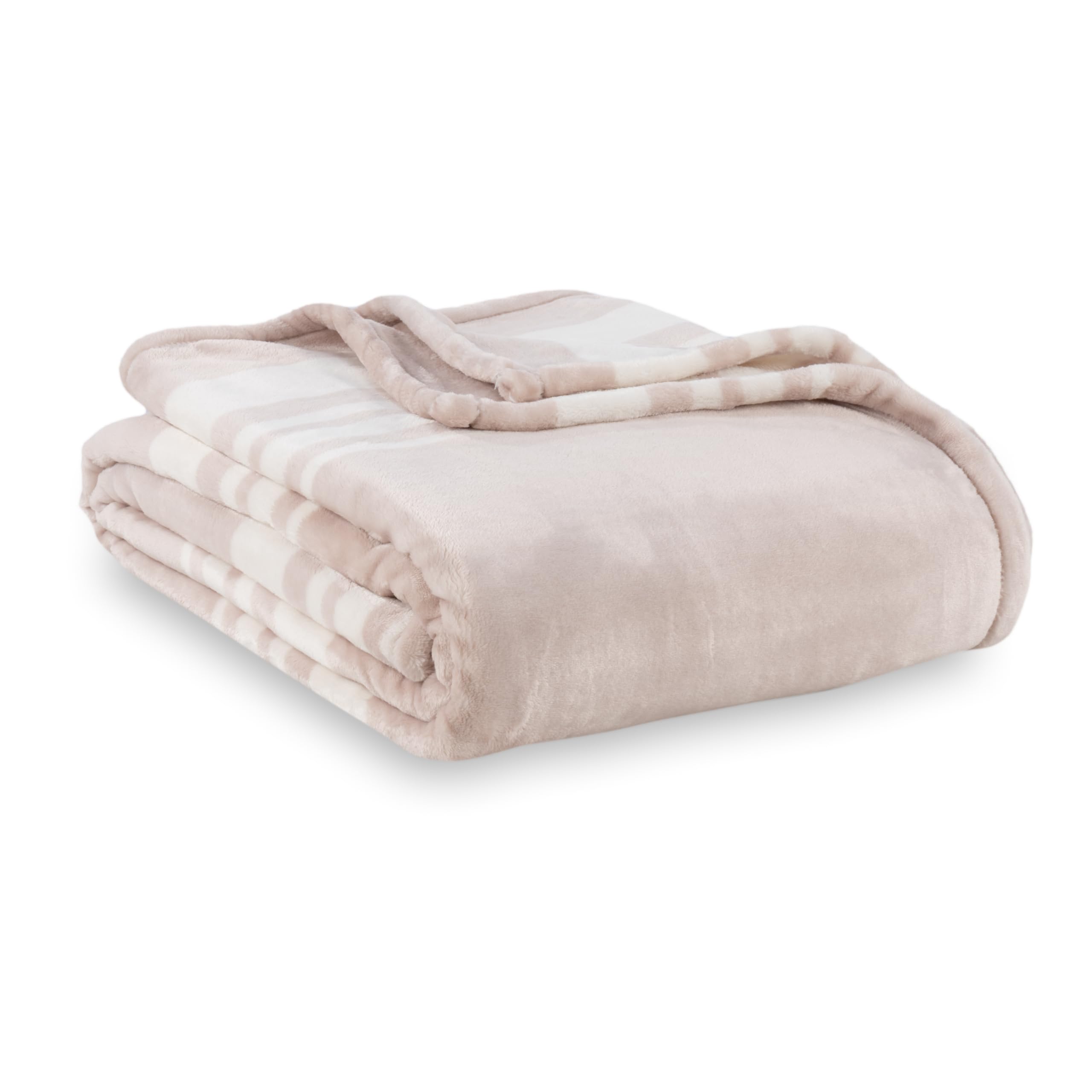 Alt View 1. Paradigms Interiors - -classic Heavyweight Soft Printed Velvetloft Plush Blanket Full queen Size Fuzzy Warm For Couch Sofa Bed St... - Purple Pitch-Throw/Throw XL.