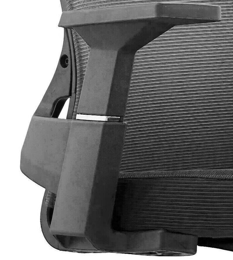 Left. LeisureMod - Brio Office Chair Ergonomic Lumbar Support Computer Chair Adjustable Desk Chair with 360 Degree Swivel and Tilt - Black.