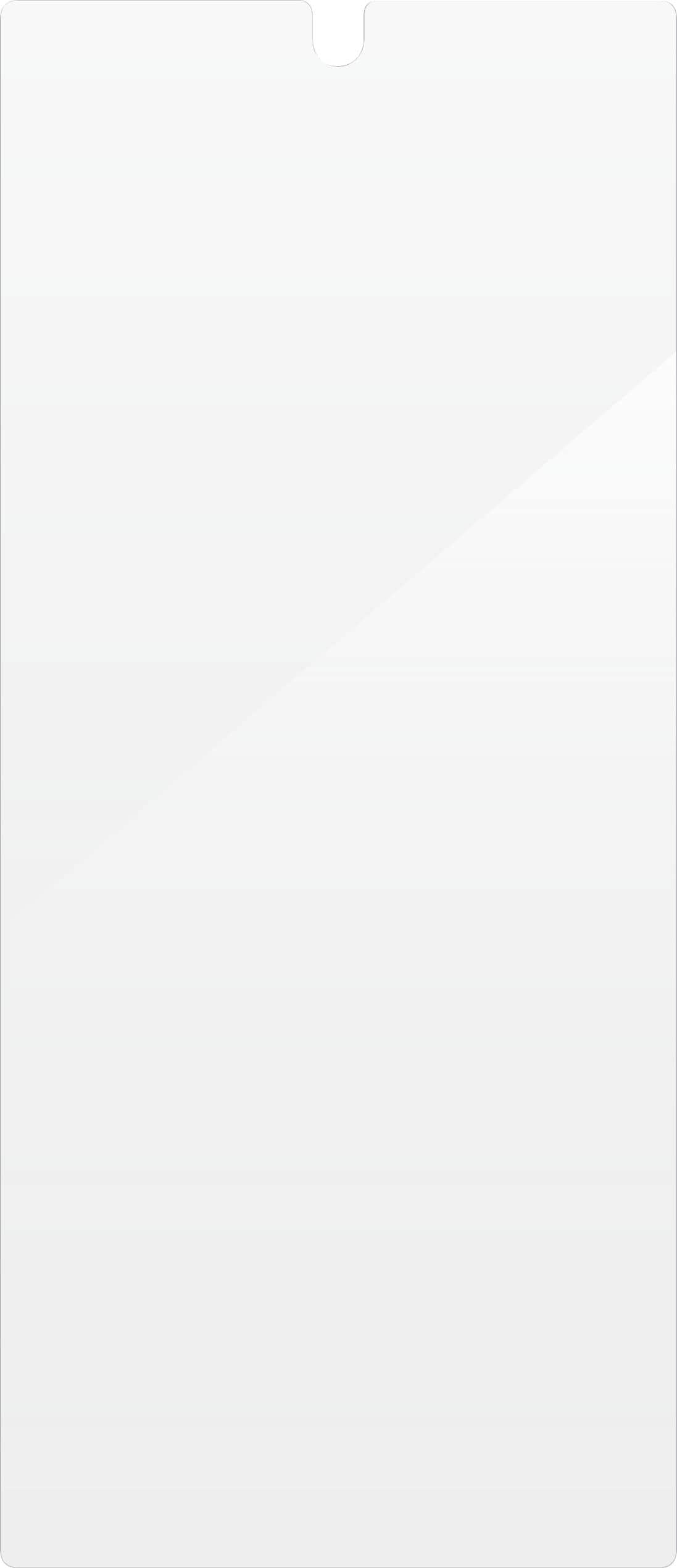 Angle. ZAGG - Glass+ Defense Screen Protector for Samsung Galaxy Z Fold7 - Clear.