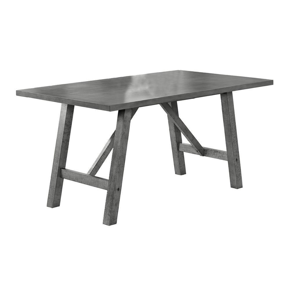 Best Quality Furniture - Modern farmhouse dining table - Rustic grey