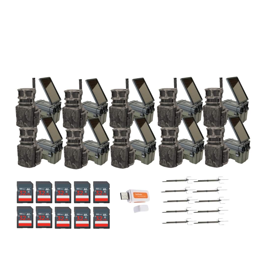 Stealth Cam - Revolver 40MP Cellular Camera with Solar Battery Bundle (10-Pack) price history on PriceWatchPro