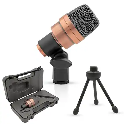 Front. 5 CORE - 5Core Tom Snare Mic Cardioid Dynamic Microphone Drum Kit Percussion Instrument.