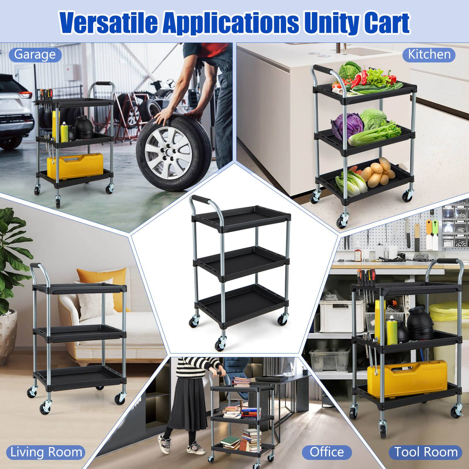 Versatile Applications Unity Cart

- Garage
- Kitchen
- Living Room
- Office
- Tool Room