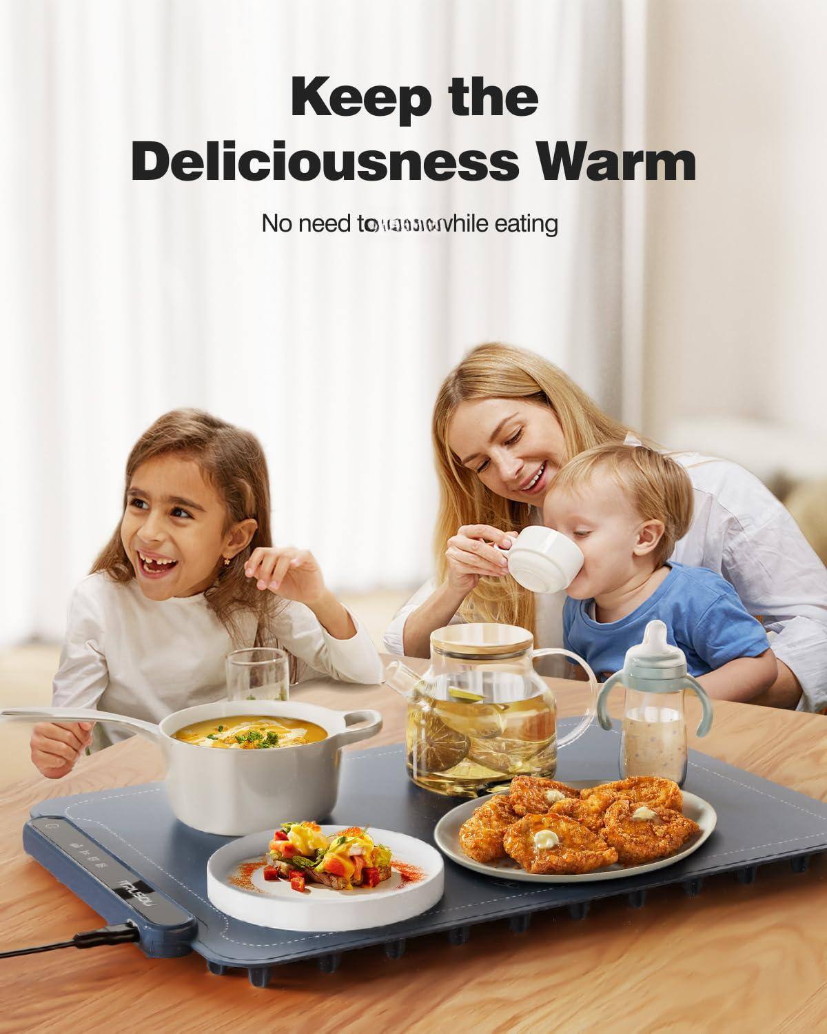 Keep the Deliciousness Warm  
No need to worry while eating