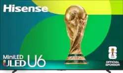 Hisense - 100" Class U6 Series MiniLED QLED UHD 4K HDR Smart Fire TV (2025) - Front_Zoom