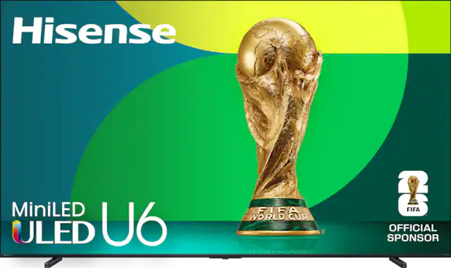 Hisense MiniLED ULED U6 - FIFA WORLD CUP™ 2022 OFFICIAL SPONSOR
