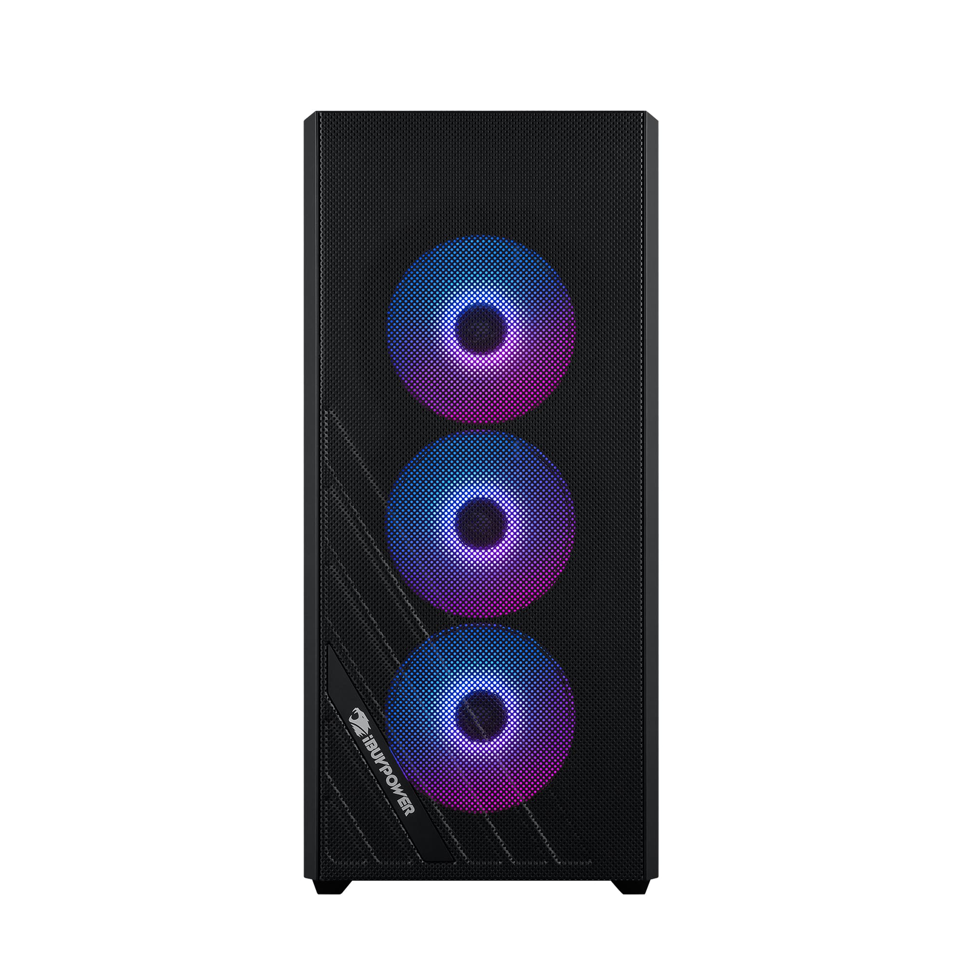 Back. iBUYPOWER - Scale Gaming Desktop PC - AMD Ryzen 7 8700F- NVIDIA GeForce RTX 4060 Ti 8GB- 32GB DDR5 RGB RAM - 1TB NVMe SSD - Black.